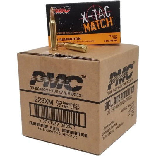 PMC X-TAC Match .223 Remington Rifle Ammo - 77 Grain | OTM |