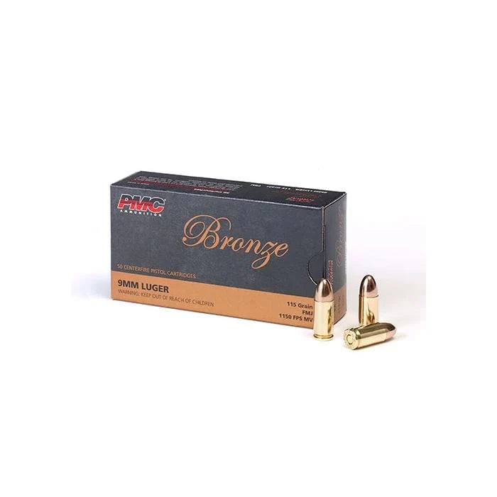 PMC Bronze 9mm Luger 115 Grain | FMJ |