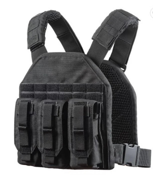 Guard Dog Tactical Terrier Plate Carrier | 1 Lb/Per - Black