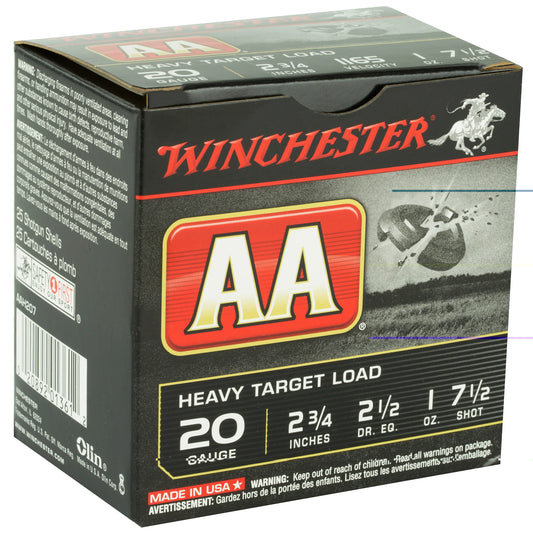 Win Aa Trgt 20ga 2.75" #7.5 25/250