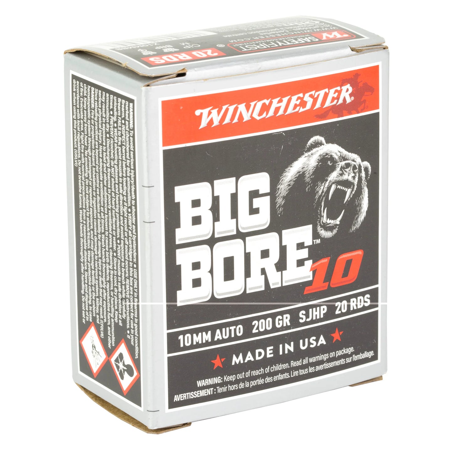 Win Big Bore 10mm,  20/200