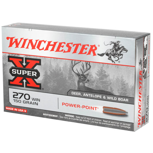 Winchester Ammunition, Super-X, 270Win, 150 Grain | PP |  (20 Round Box)