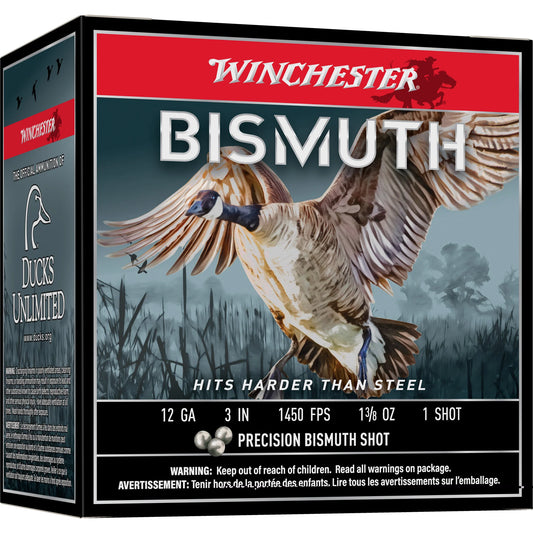 Winchester Ammunition, Bismuth, 12 Gauge 3", #1, 1 3/8 oz, Shotshell  (25 Round Box)