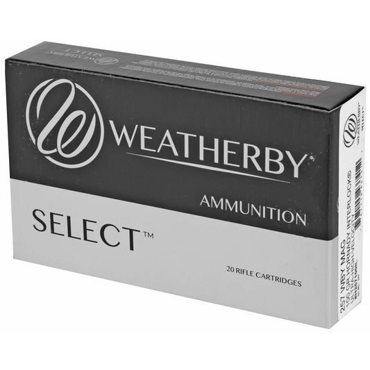 Weatherby, Select, 257 Weatherby Magnum, 100Gr, InterLock  (20 Round Box)