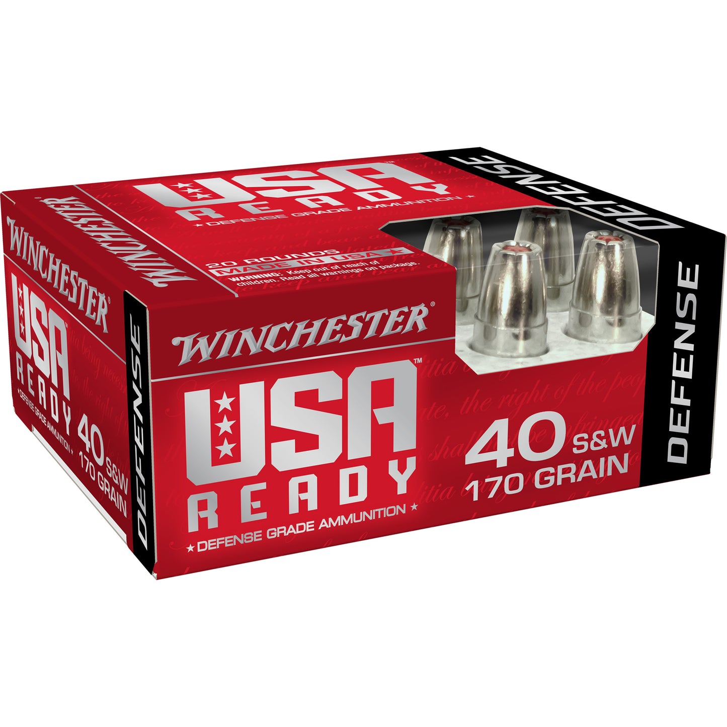 WIN 40S&W 155GR HX HP 20/200