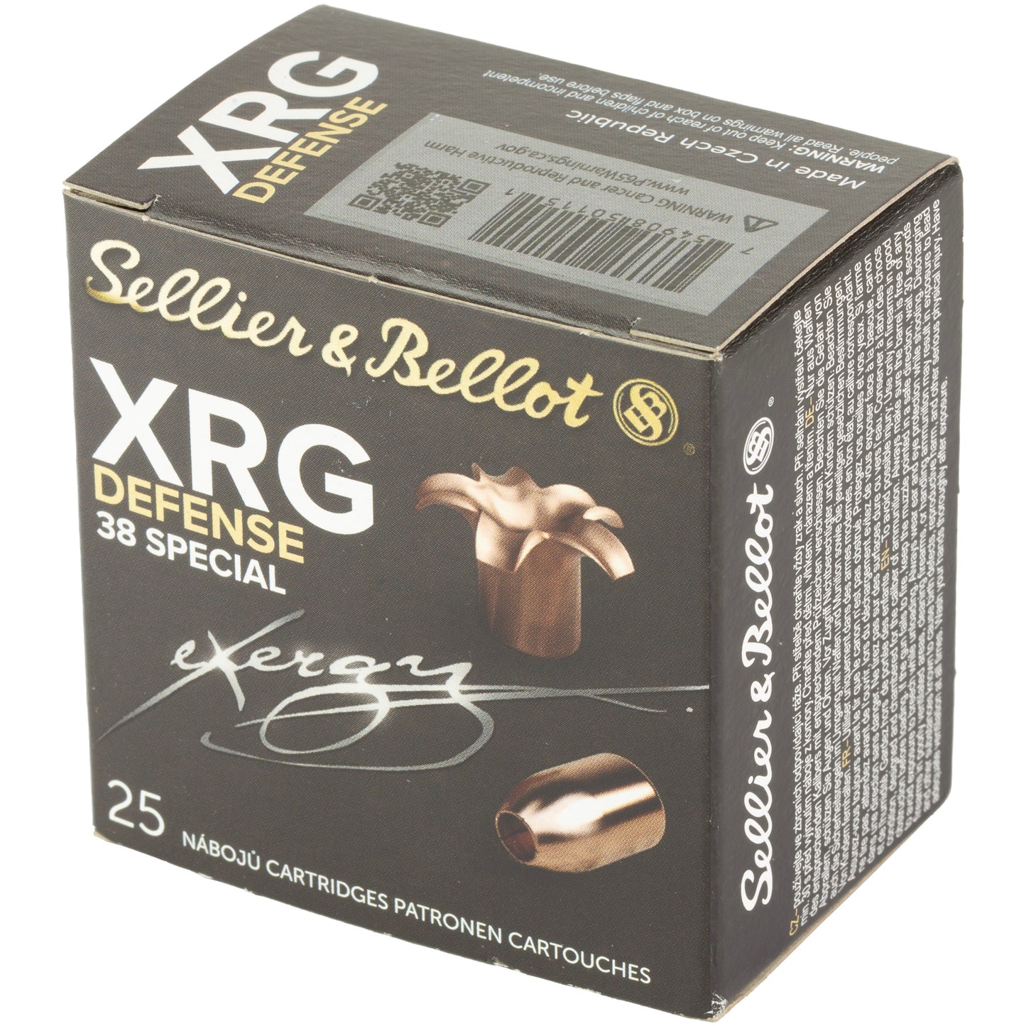 Sellier &amp; Bellot, Sport Shooting, 38 Special, 110 Grain | HP |  (25 Round Box)