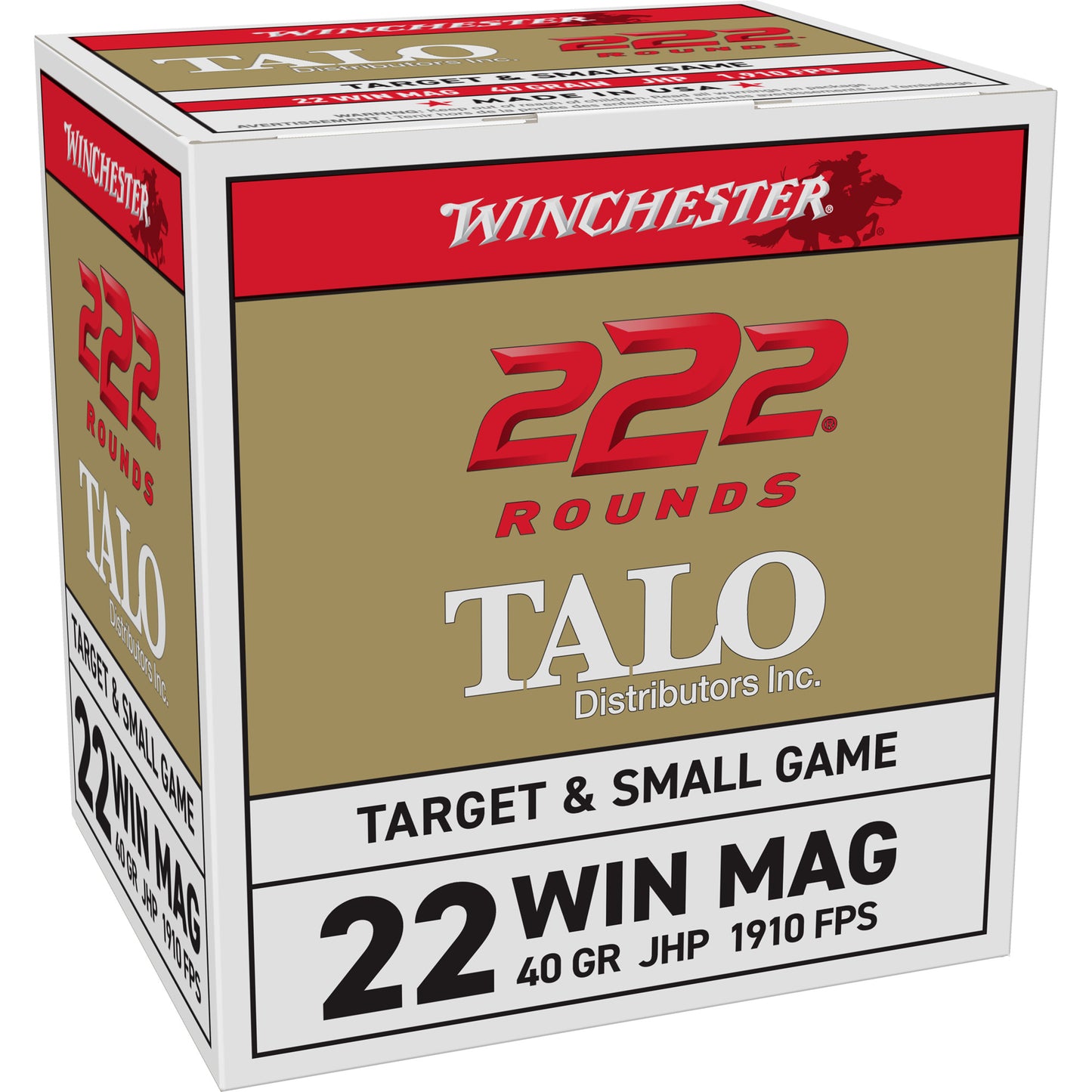 WIN 22WMR 40GR JHP 222/2220