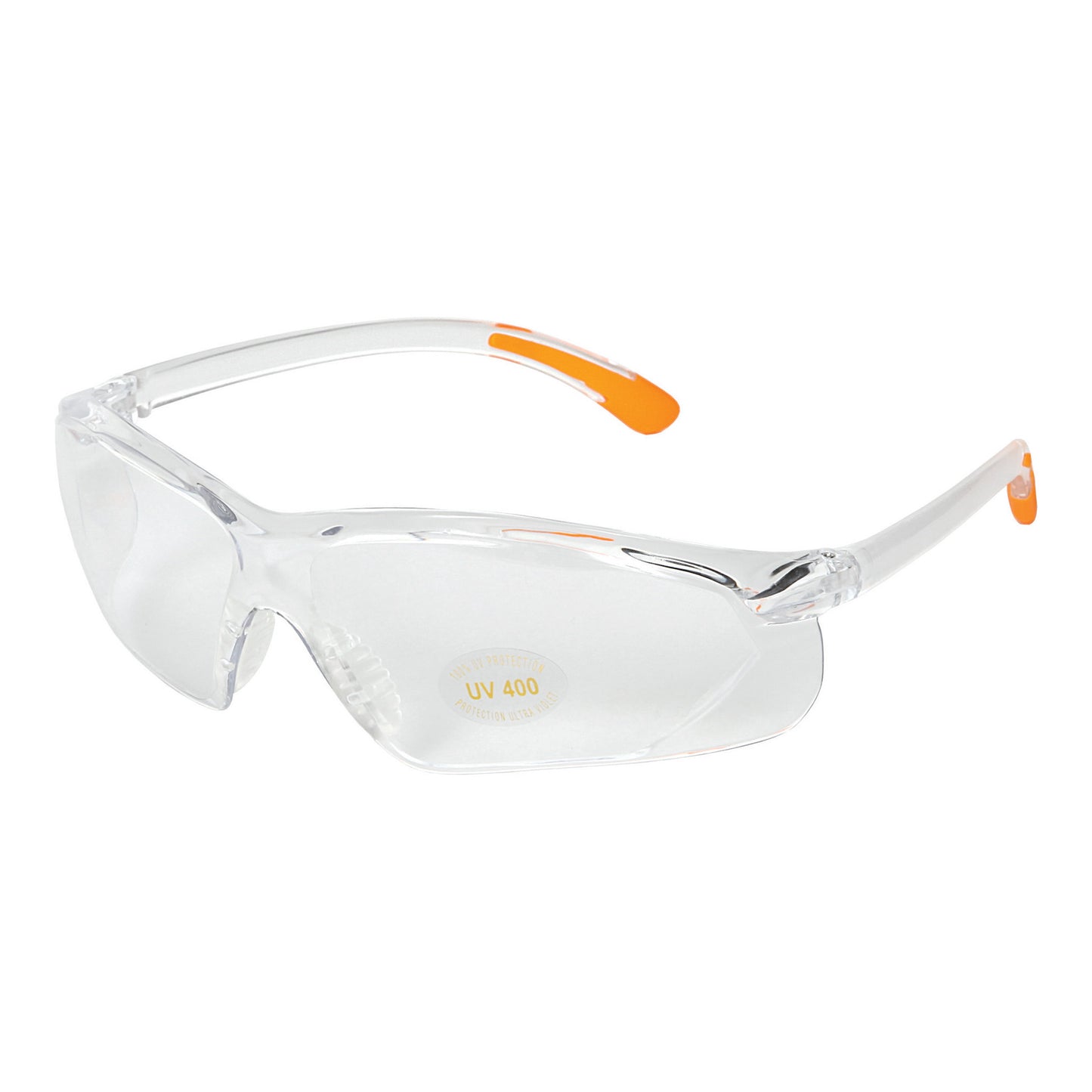 ALLEN SHOOTING GLASS CLEAR W/ORANGE