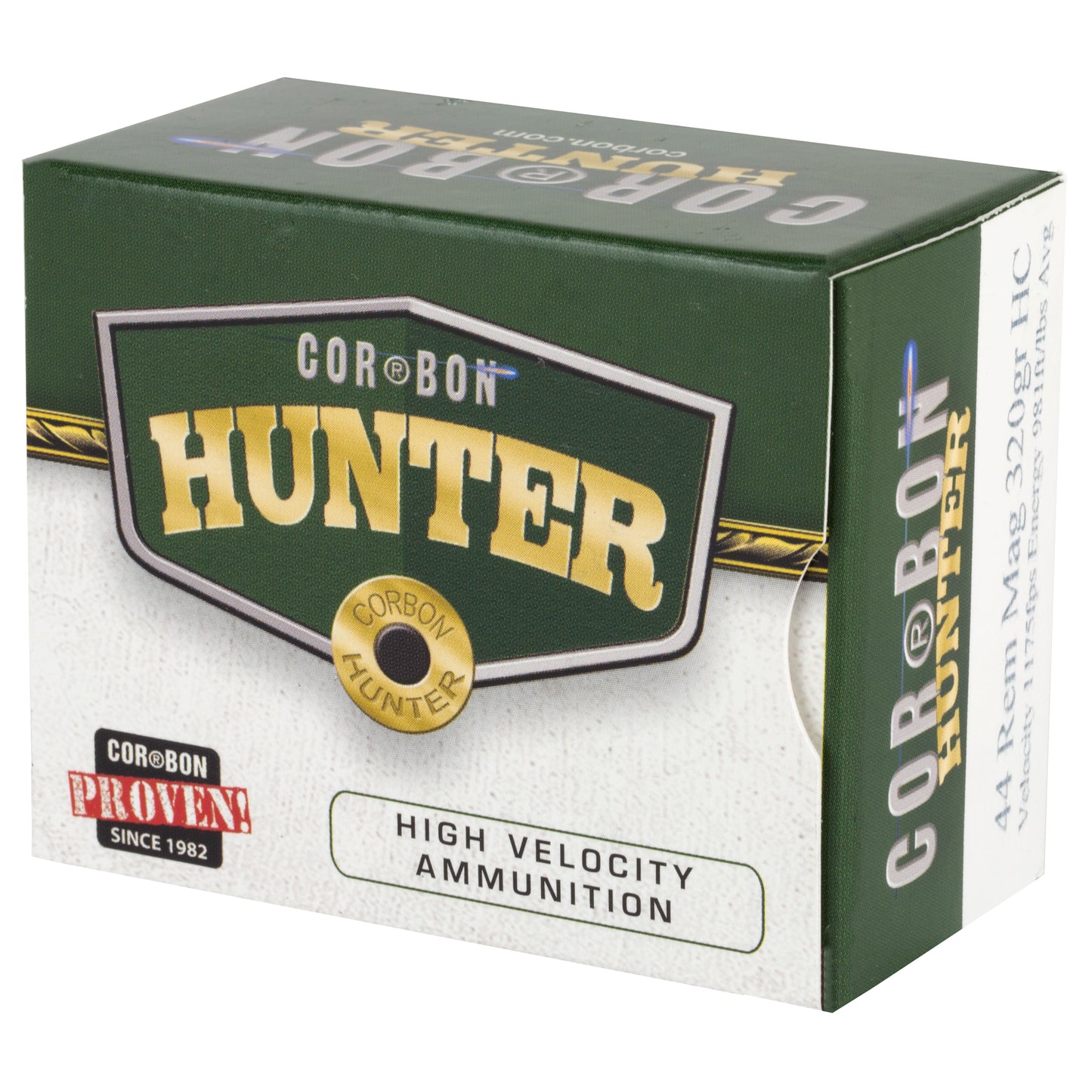 Corbon Ammo, Hunting, 44MAG, 320 Grain, Hard Cast, 20 Round Box