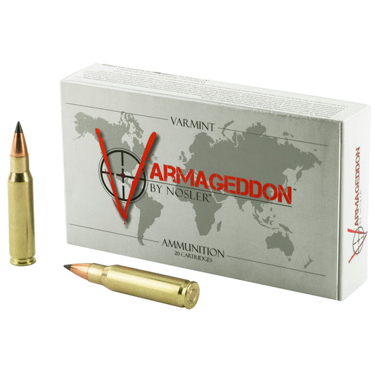 Nosler, Varmageddon, 308 Win, 110 Grain, Flat Base Tipped, (20 Round Box)