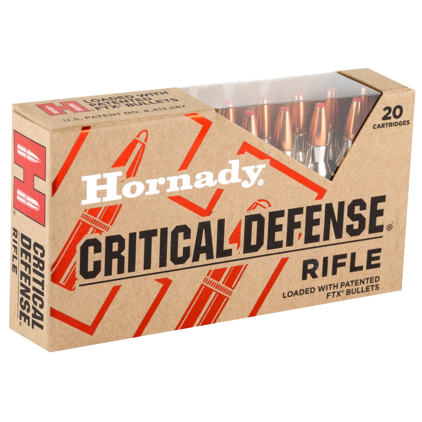 Hornady, Critical Defense Rifle, 223 Remington, 73Grain, FlexTip, 20 Round Box