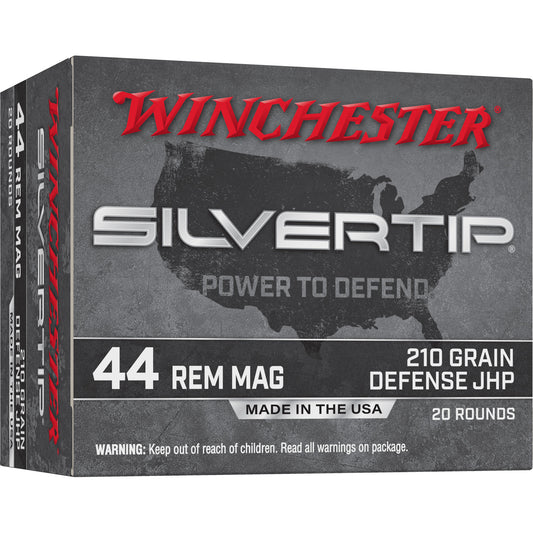 WIN SILVERTIP 44 REM MAG 210 GR JHP (20 Round Box)