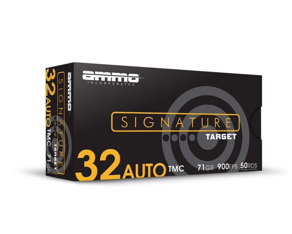 Ammo Inc Signature Target .32 ACP Handgun Ammo - 71 Grain | TMC | 1000rd Case