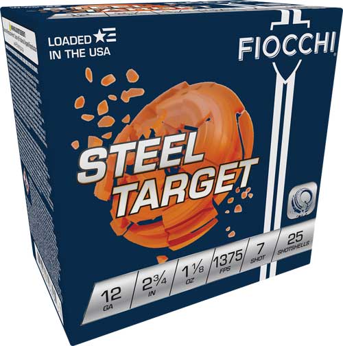 1-1/8OZ #7 1375FPS 250RD CASEFIOCCHI STEEL 12GA 2.75"