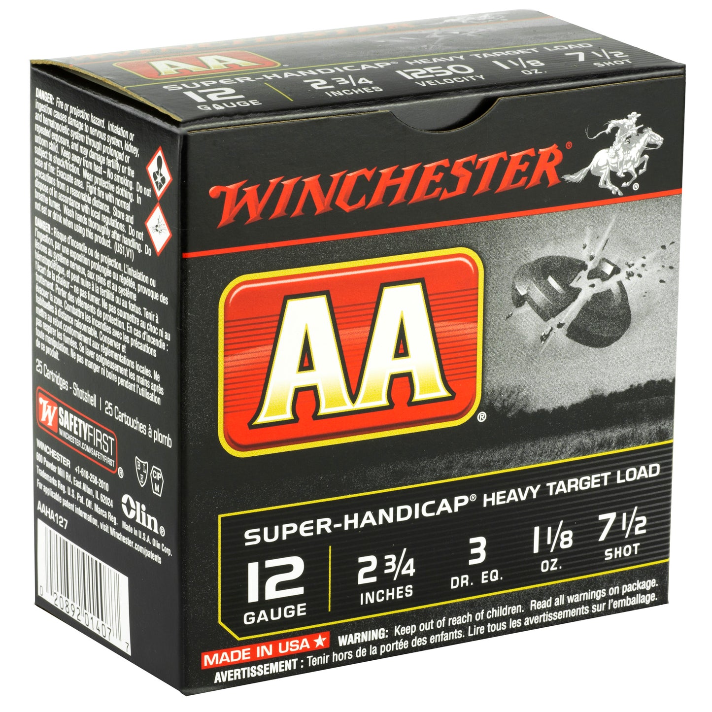 Win Aa Super Hc 12ga 2.75" #7.5 25/