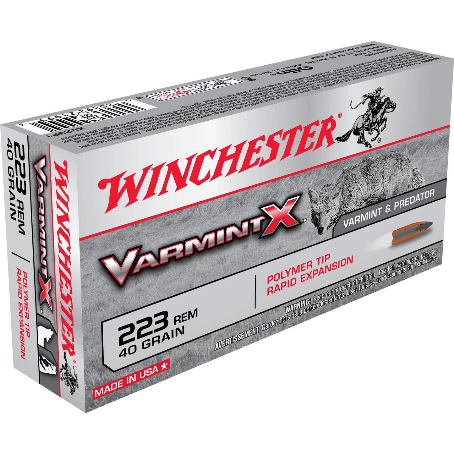 Win Varmint X 223rem 40gr 20/200