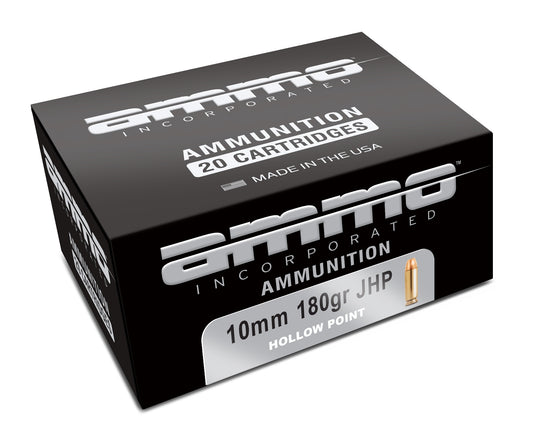 Ammo Inc Signature Defense 10mm Handgun Ammo - 180 Grain | JHP | (20 Round Box)