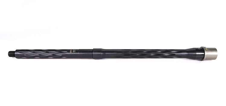 Faxon Firearms Match Series AR15 Barrel .223 Wylde 1:8 Twist 416R, 5R Rifling, Nitride - 16" | Flame Fluted Profile | Mid Length