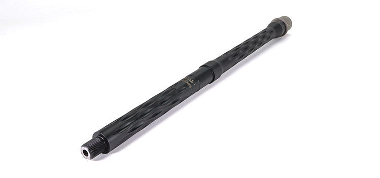 Faxon Firearms Match Series AR15 Barrel .223 Wylde 1:8 Twist 416R, 5R Rifling, Nitride - 16" | Flame Fluted Profile | Mid Length