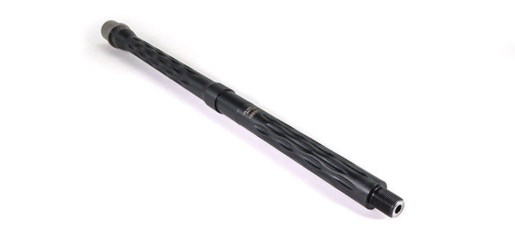 Faxon Firearms Match Series AR15 Barrel .223 Wylde 1:8 Twist 416R, 5R Rifling, Nitride - 16" | Flame Fluted Profile | Mid Length