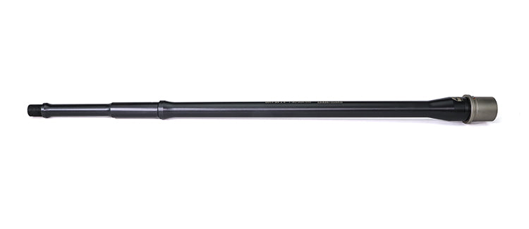 Faxon Firearms Match Series AR15 Barrel .223 Wylde 1:8 Twist 416R, 5R Rifling, Nitride, Nickel Teflon Extension - 18" | Gunner Profile | Mid Length