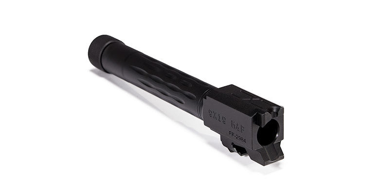 Faxon Firearms Match Series Sig P320 Compact Flame Fluted Barrel 416R - Threaded | Black Nitride