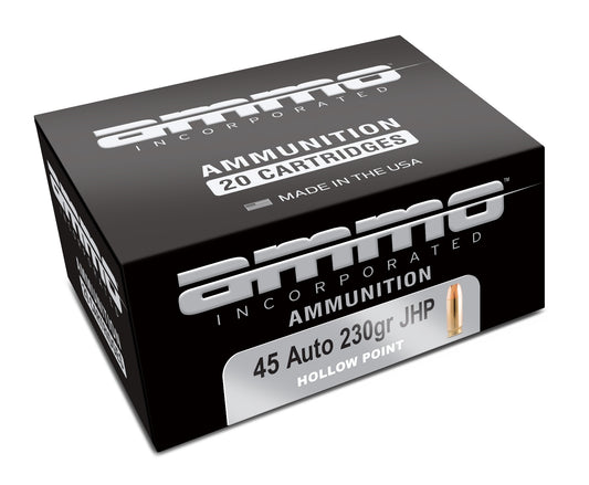 Ammo Inc Signature Defense .45 ACP Handgun Ammo - 230 Grain | JHP | (20 Round Box)