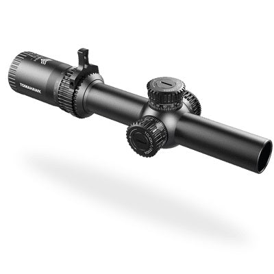 Swamp Fox Tomahawk LPVO Series Riflescope - Black | 1-4X24 | Guerrilla Dot BDC Reticle