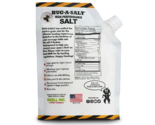 BUG-A-SALT High Performance Flyshot Salt Pouch - 18oz