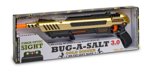 BUG-A-SALT 3.0 Pump Salt Shotgun - FIBER OPTIC GOLD DIGGER EDITION