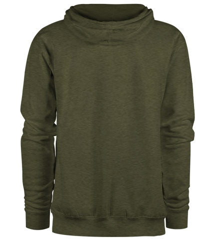 Distressed 2AW Logo Pullover Hoodie-2XL-Army Heather