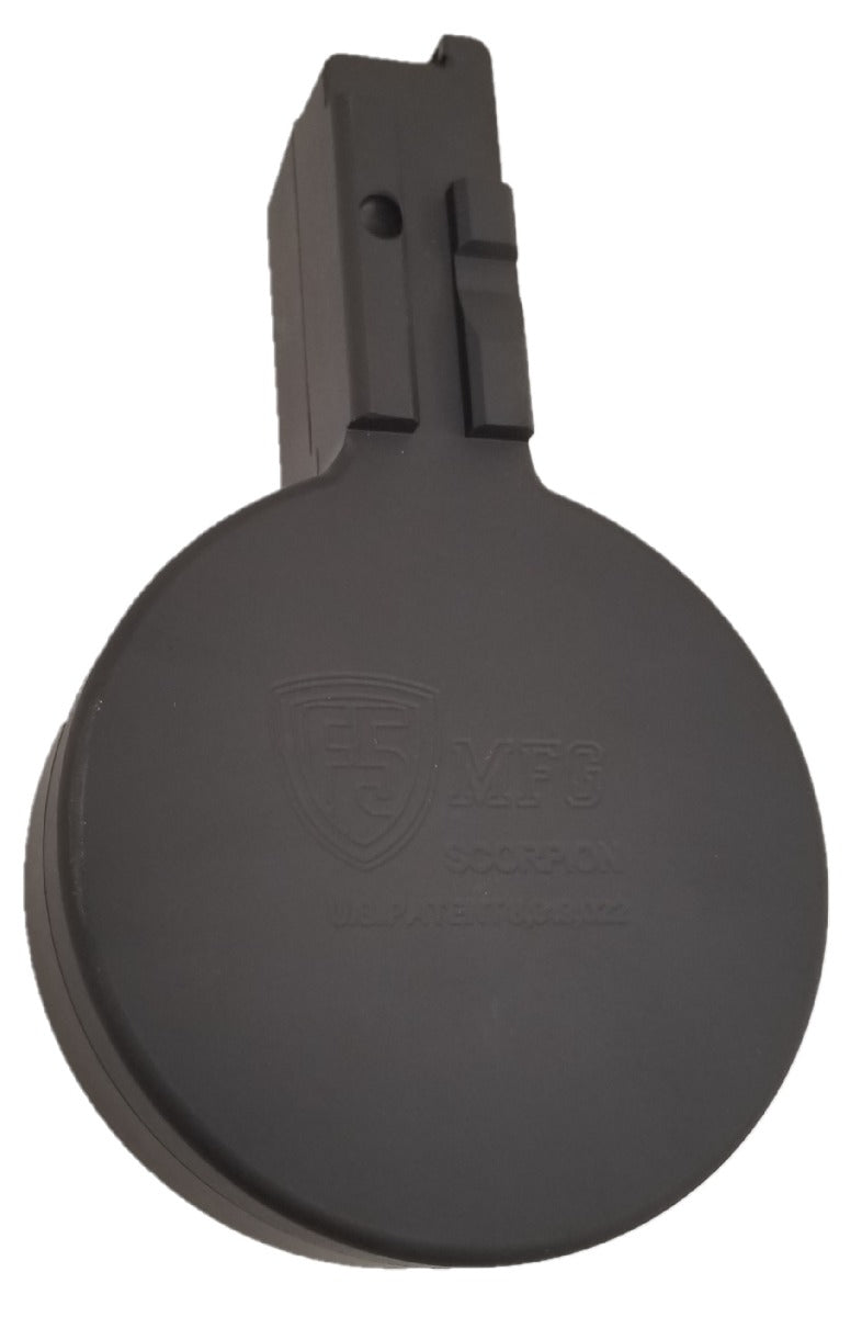 F5 MFG CZ Scorpion 9mm 50 Round Drum Magazine - Black