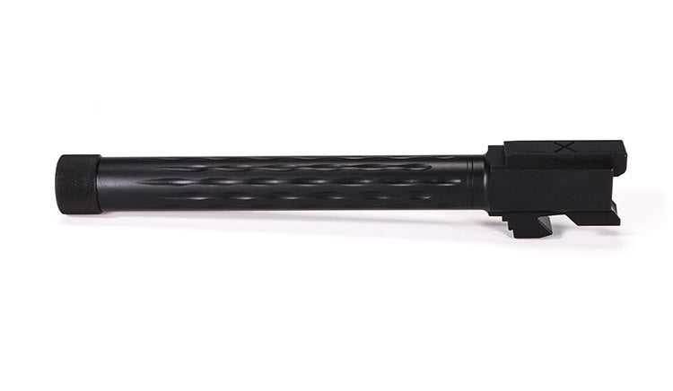 Faxon Firearms Match Series Glock G34 Flame Fluted Barrel 416R - Threaded | Black Nitride