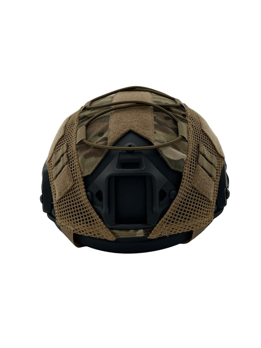 Guard Dog Tactical Level IIIa Ballistic Helmet - Universal Fit | 3.5 Lbs/Per | Black | Multicam Cover