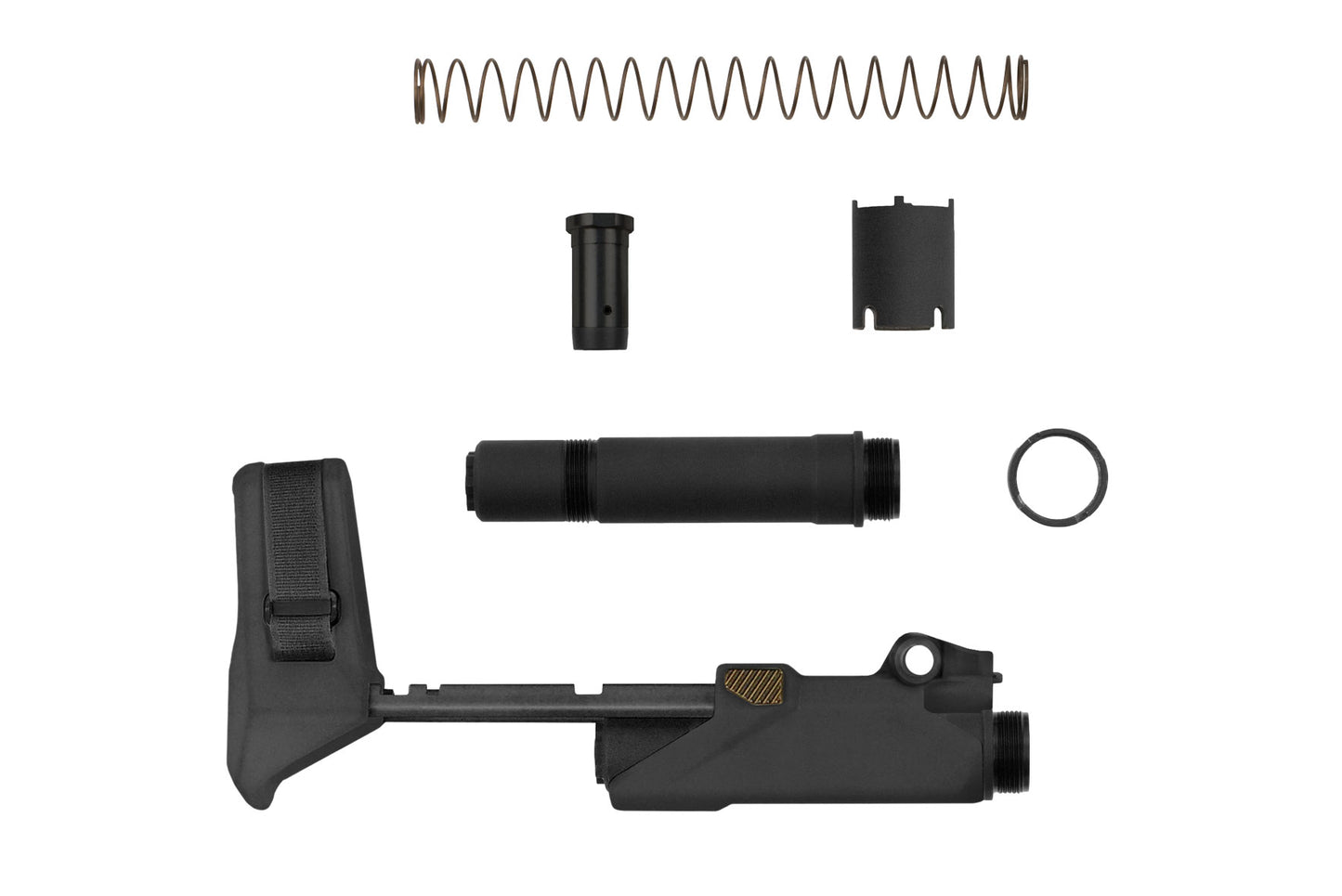 SB Tactical HBPDW Pistol Stabilizing Brace - Black | Mil-spec BCG and AR Lower Compatible