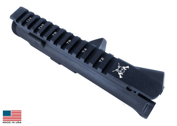 KE Arms Forged KE-15 Stripped Upper Receiver - Black | Forward Assist & Ejection Port Cover NOT INCLUDED