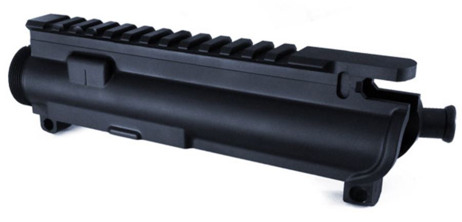 KE Arms Forged KE-15 Upper Receiver - Black | Includes Forward Assist & Ejection Port Cover