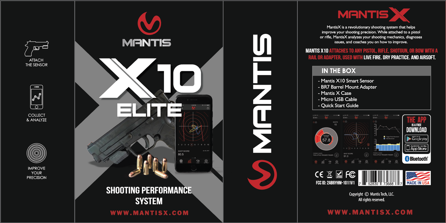 MANTIS X10 Elite - Shooting Performance System