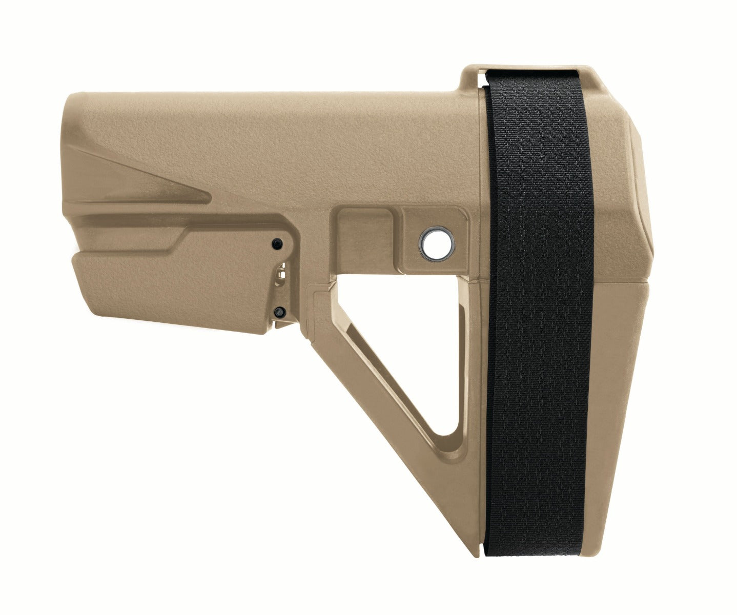 SB Tactical SBA5 Pistol Stabilizing Brace - FDE | Mil-Spec Carbine Buffer Compatible