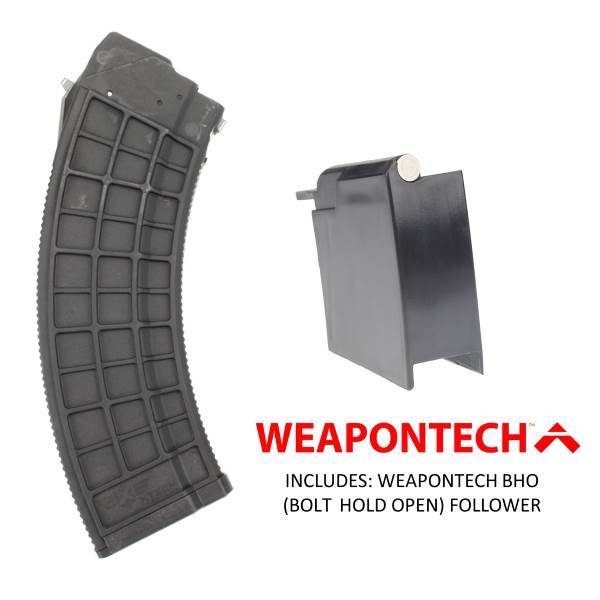 XTech Tactical MAG47 BHO AK-47 Magazine - Black | 30rd | Bolt Hold Open