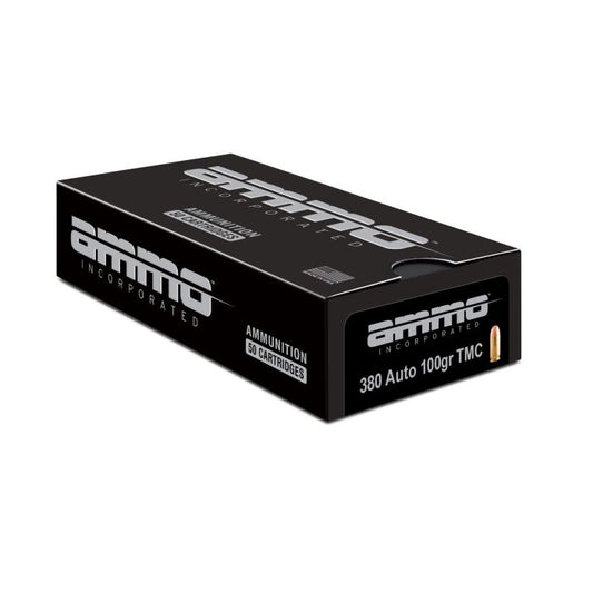 Ammo Inc Signature .380 ACP Handgun Ammo - 100 Grain | Total Metal Coating (50 Round Packs)