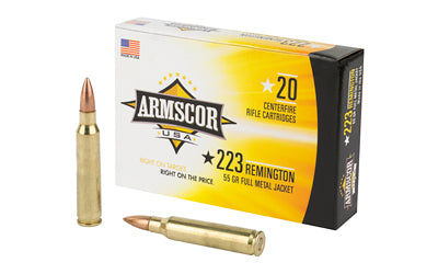 Armscor, 223 Rem, 55 Grain | FMJ |  (1000 Round Case)