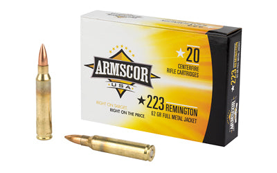 Armscor, 223 Rem, 62 Grain | FMJ |  (1000 Round Case)