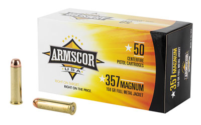 Armscor, 357 Mag, 158 Grain | FMJ |  (1000 Round Case)