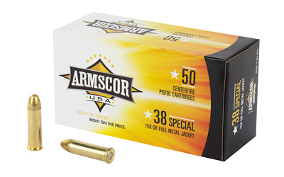 Armscor, 38 Special, 158 Grain | FMJ |  (1000 Round Case)