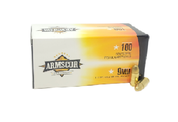 Armscor 10mm Value Pack Pistol Ammo - 180 Grain | Full Metal Jacket (100 & 1200 Rounds)