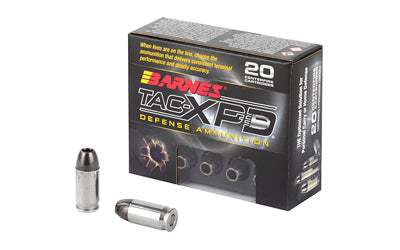 Barnes, TAC-XPD, 380ACP, 80 Grain, TAC-XP | HP | Lead Free  (200 Round Case)