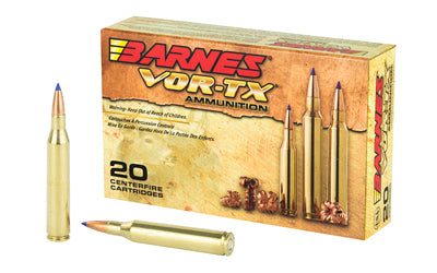 Barnes, VOR-TX, 25-06 Rem, 100 Grain, Tipped Triple Shock X, Lead Free  (200 Round Case)