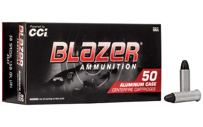 Blazer Ammunition, Blazer, 38 Special, 158 Grain | LRN |  (1000 Round Case)