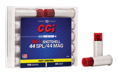 CCI 44spl/mag #4 Shotshell  (200 Round Case)